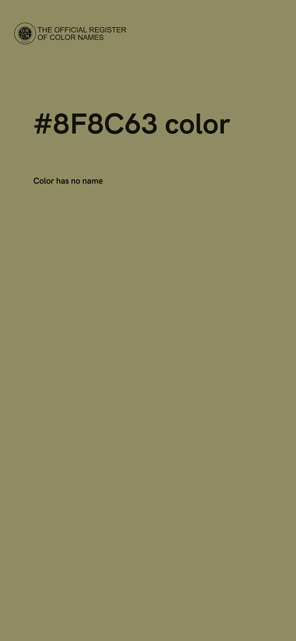 #8F8C63 color image