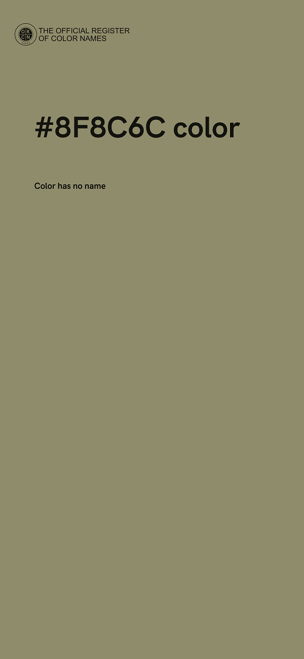 #8F8C6C color image
