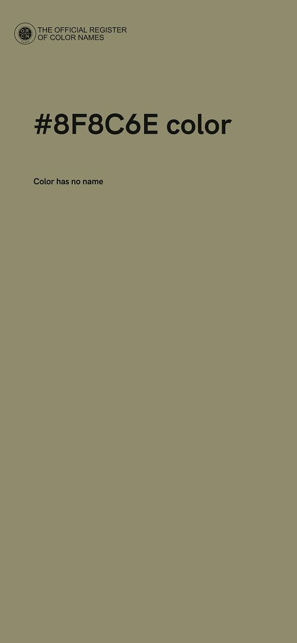 #8F8C6E color image