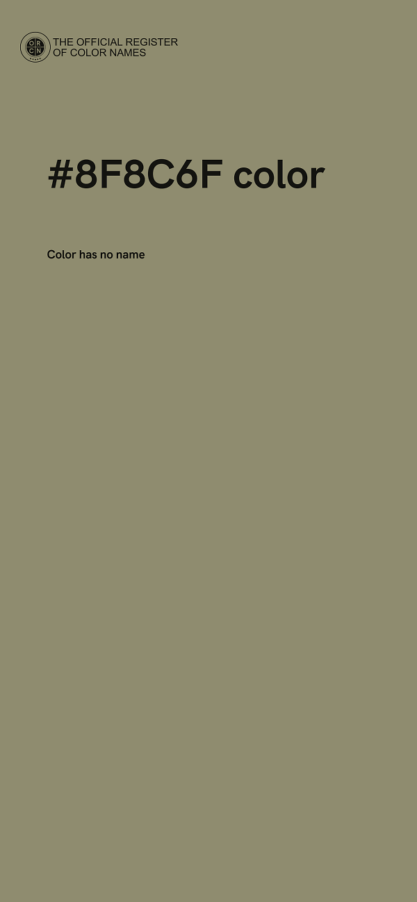#8F8C6F color image