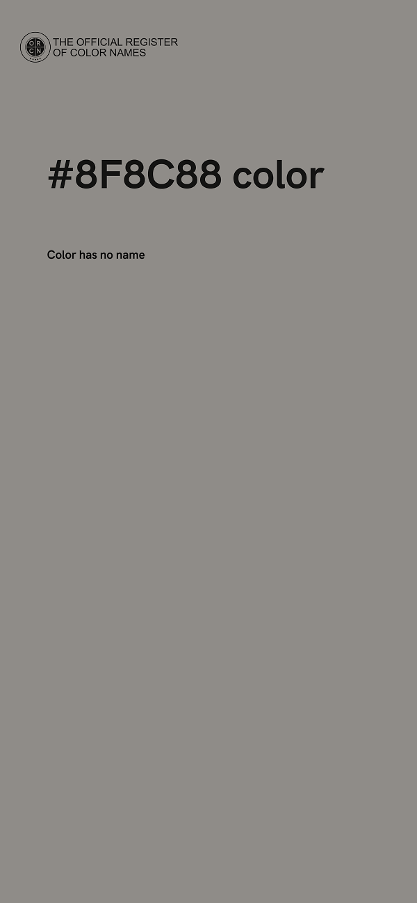 #8F8C88 color image