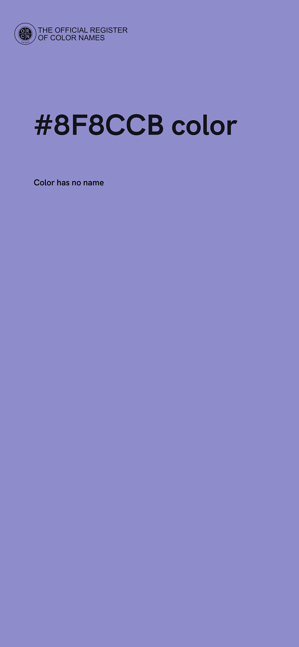 #8F8CCB color image