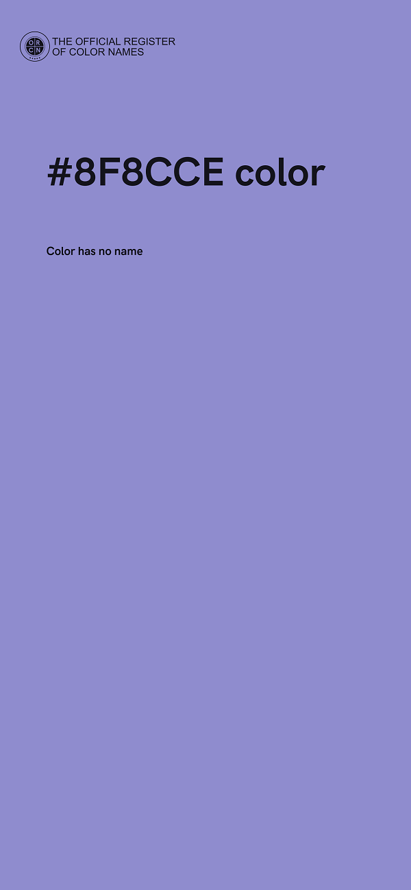 #8F8CCE color image