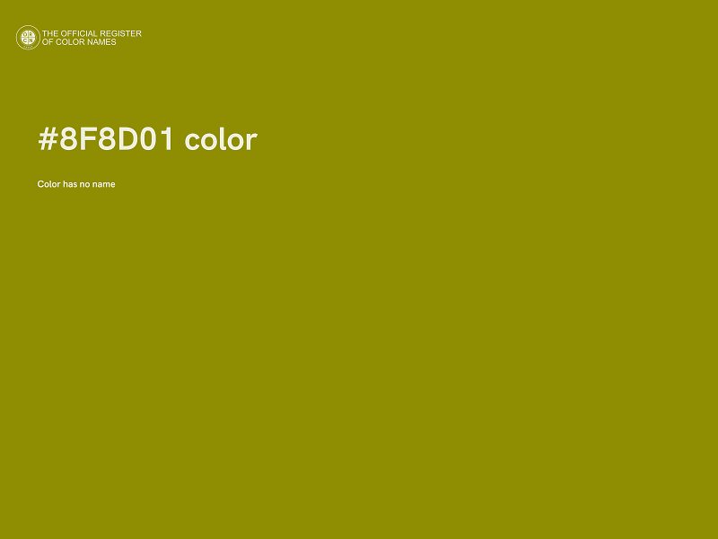 #8F8D01 color image