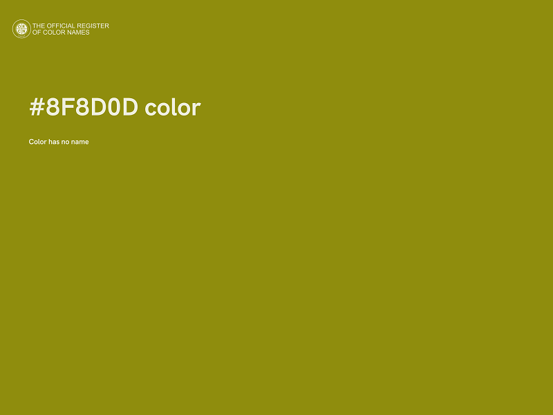 #8F8D0D color image