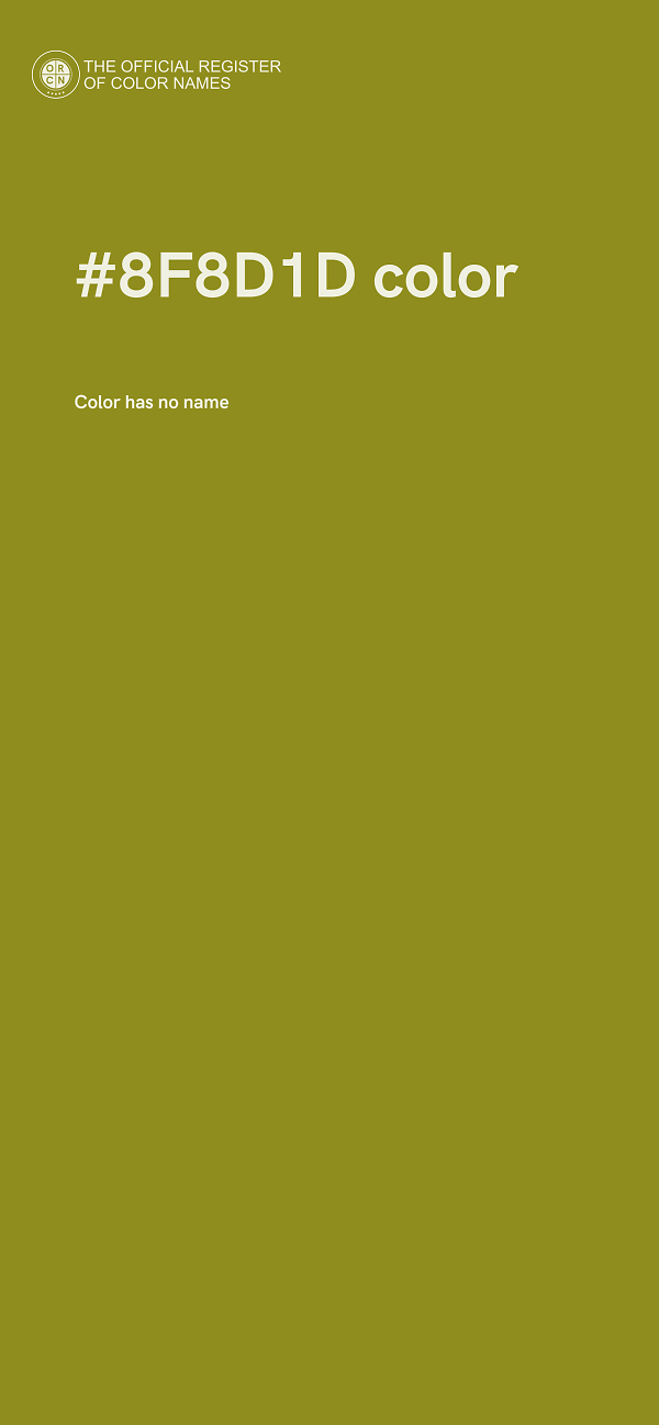 #8F8D1D color image
