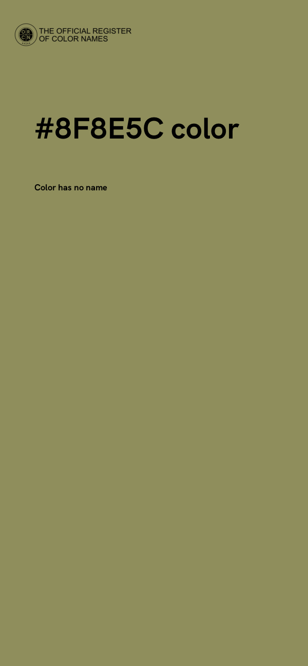 #8F8E5C color image