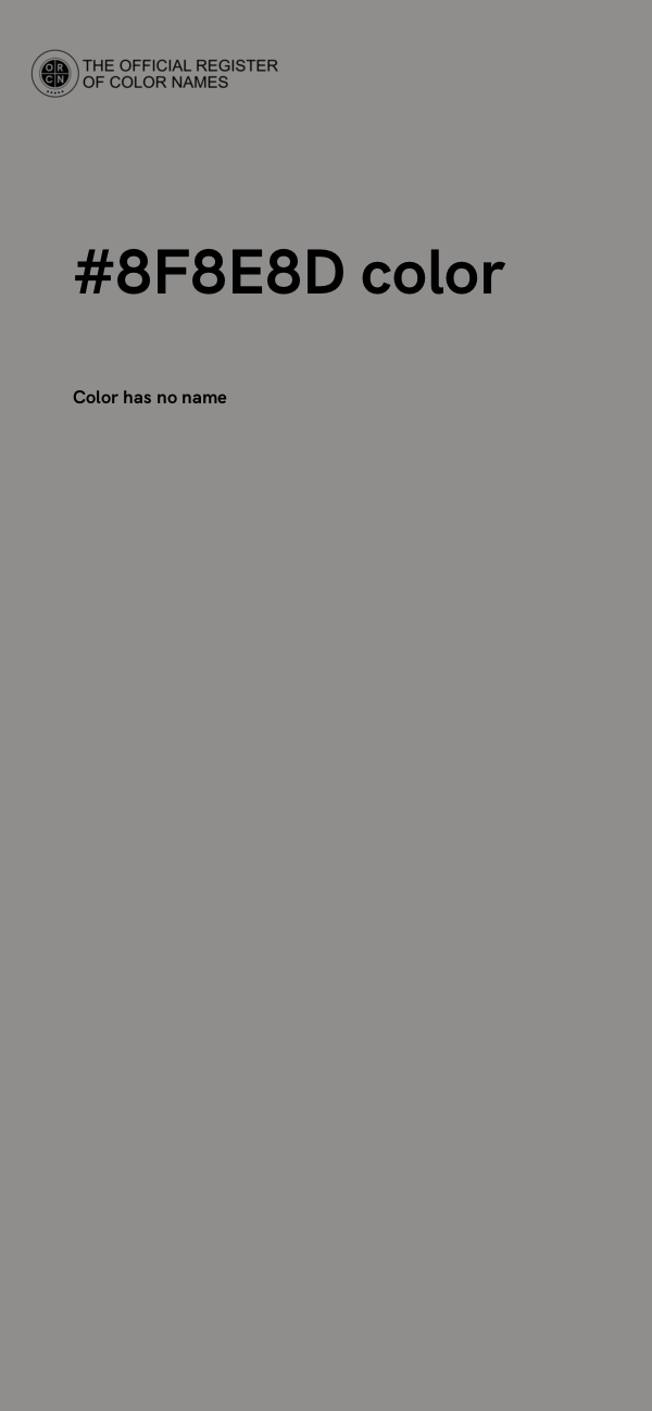 #8F8E8D color image