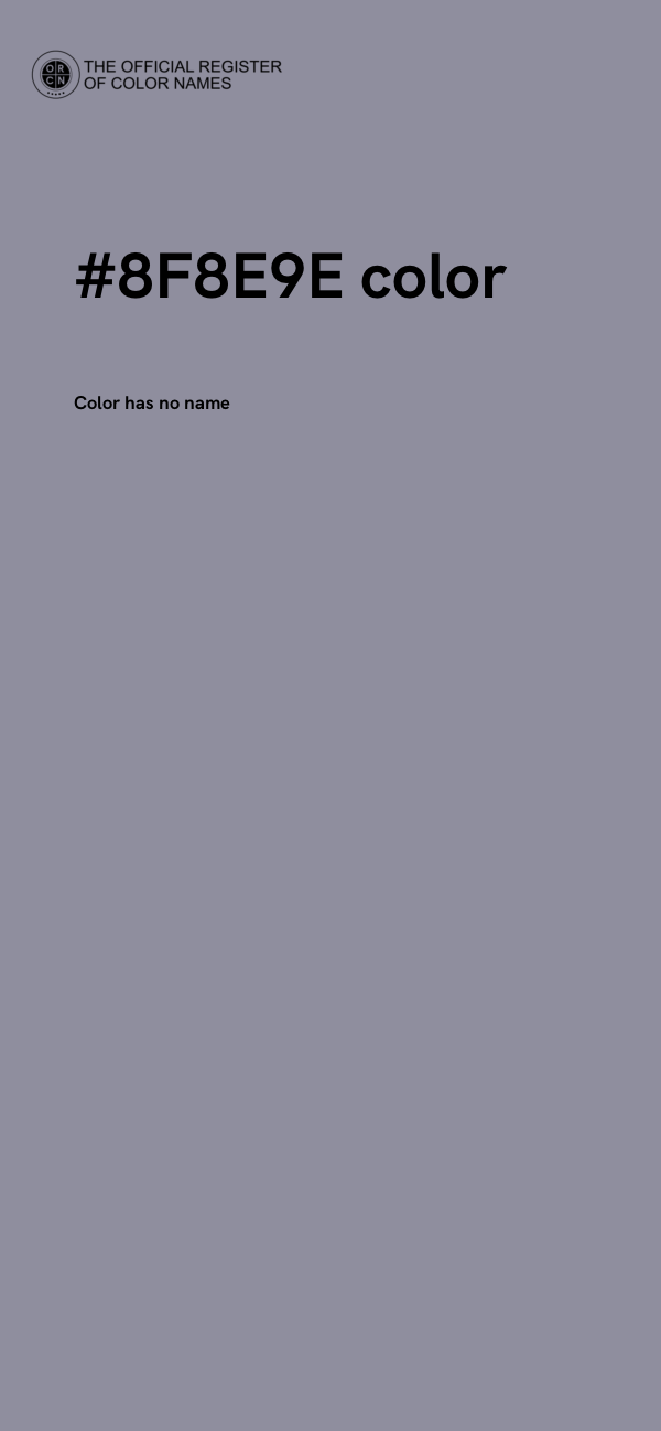 #8F8E9E color image