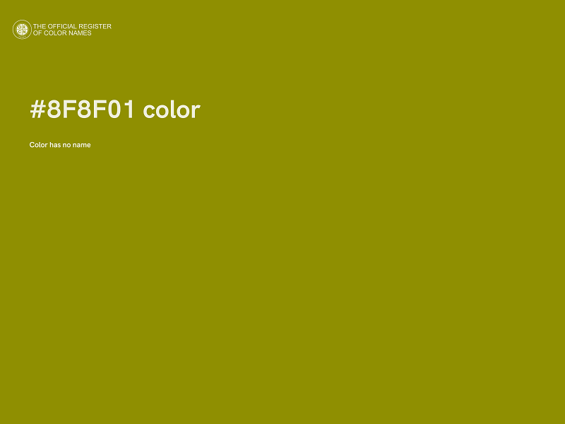 #8F8F01 color image