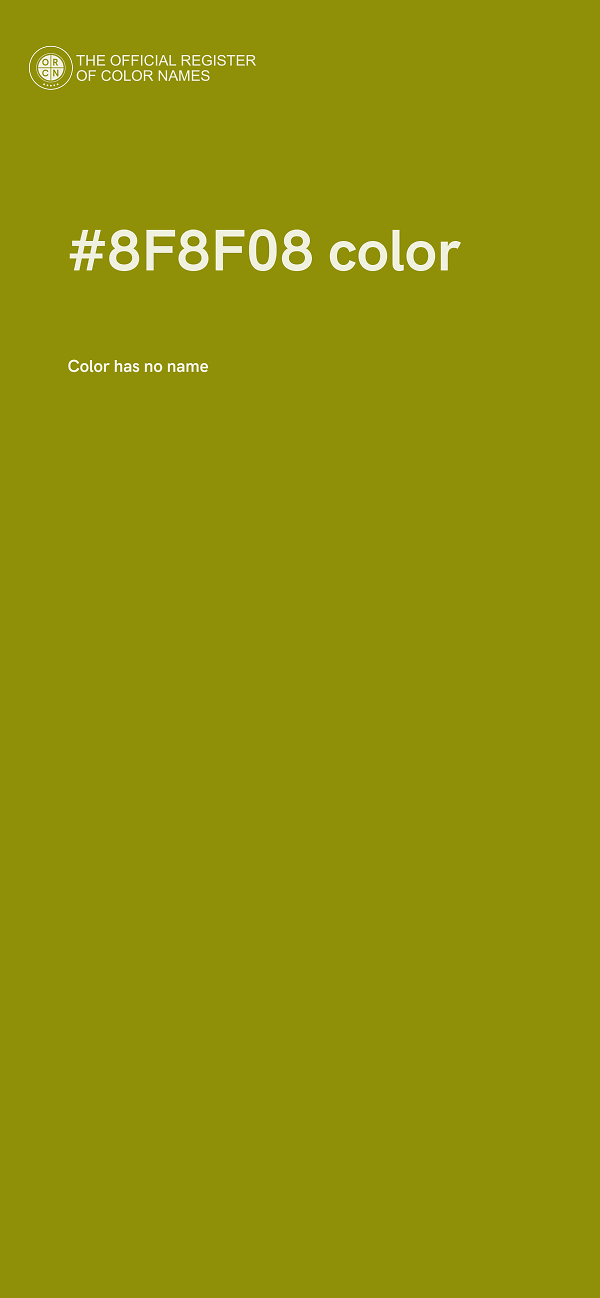 #8F8F08 color image