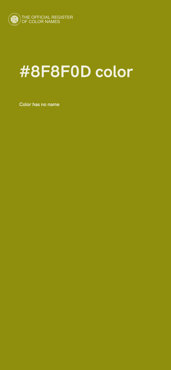 #8F8F0D color image