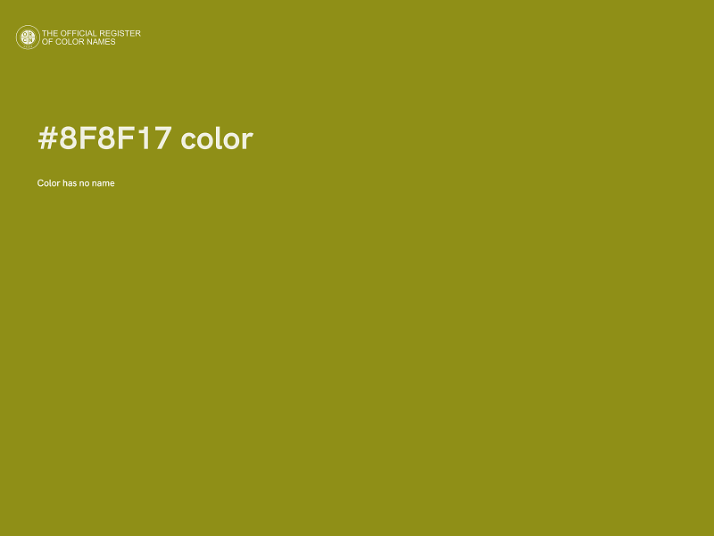 #8F8F17 color image