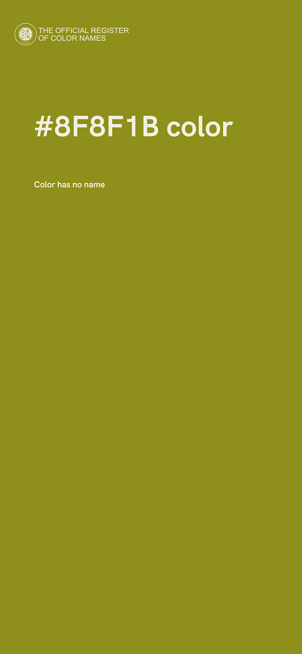 #8F8F1B color image