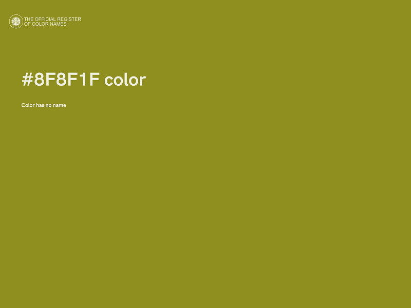 #8F8F1F color image