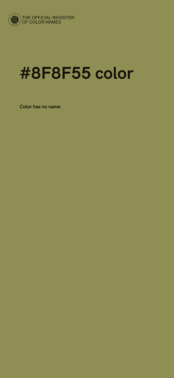 #8F8F55 color image
