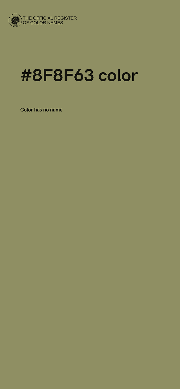 #8F8F63 color image