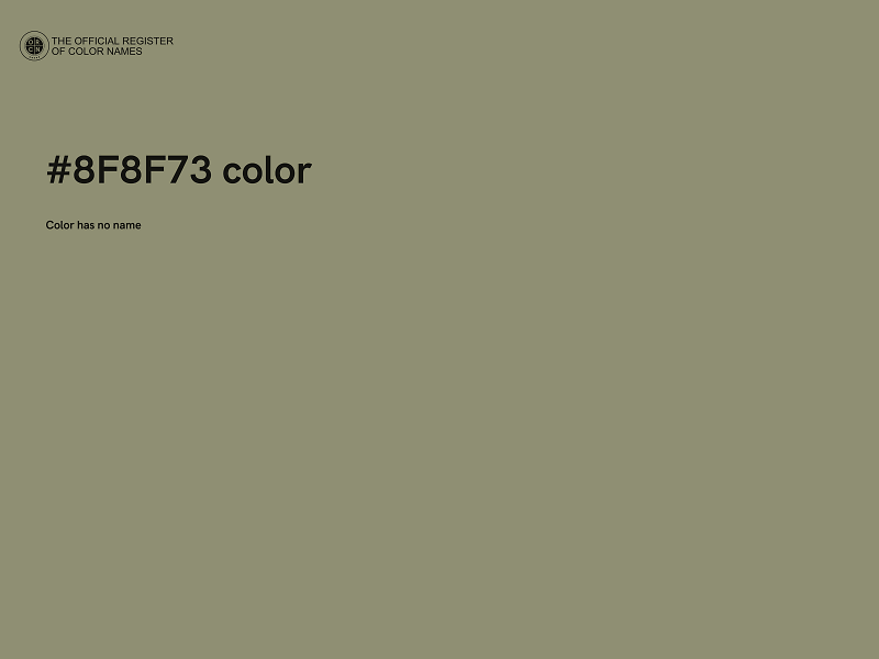 #8F8F73 color image