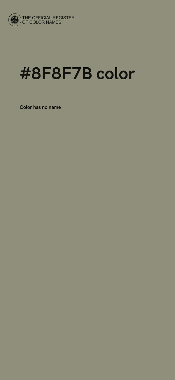 #8F8F7B color image