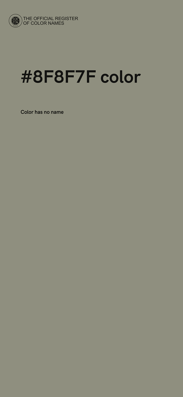 #8F8F7F color image