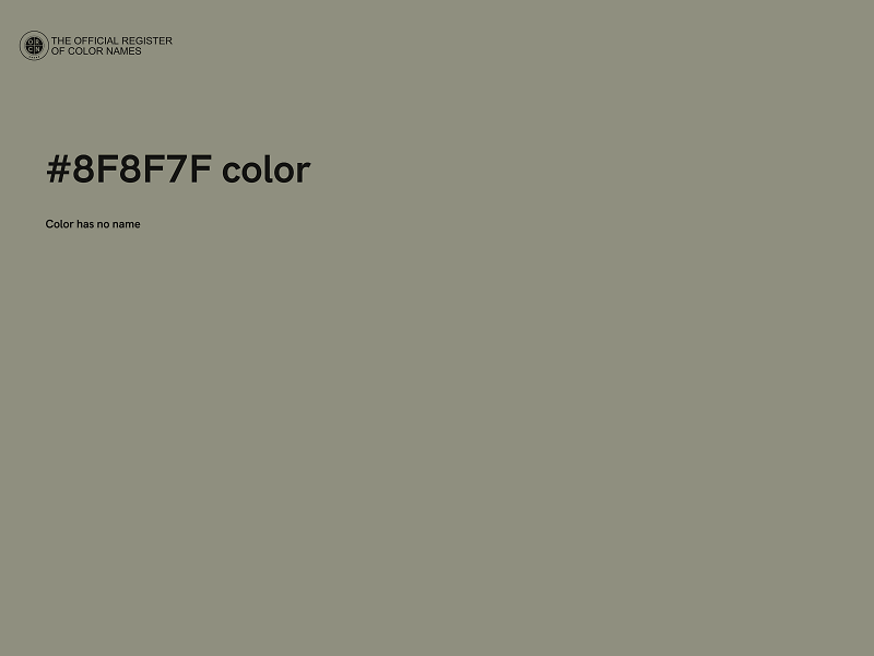 #8F8F7F color image