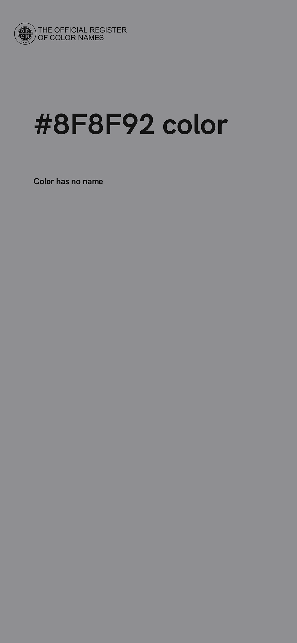 #8F8F92 color image