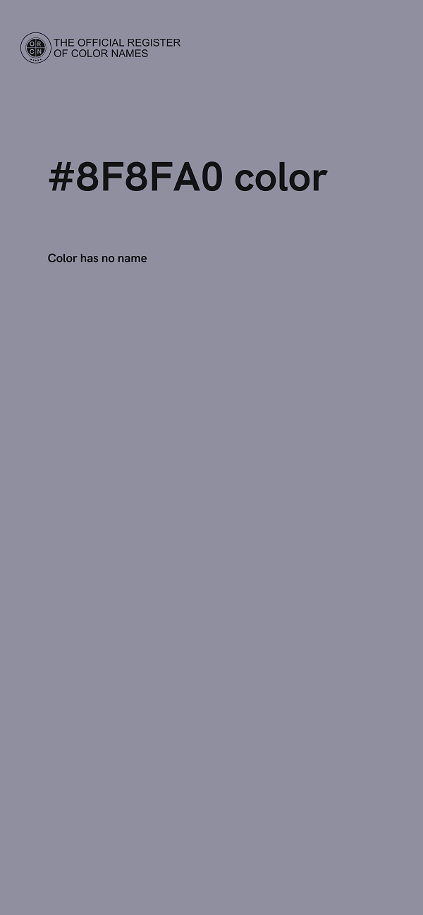 #8F8FA0 color image