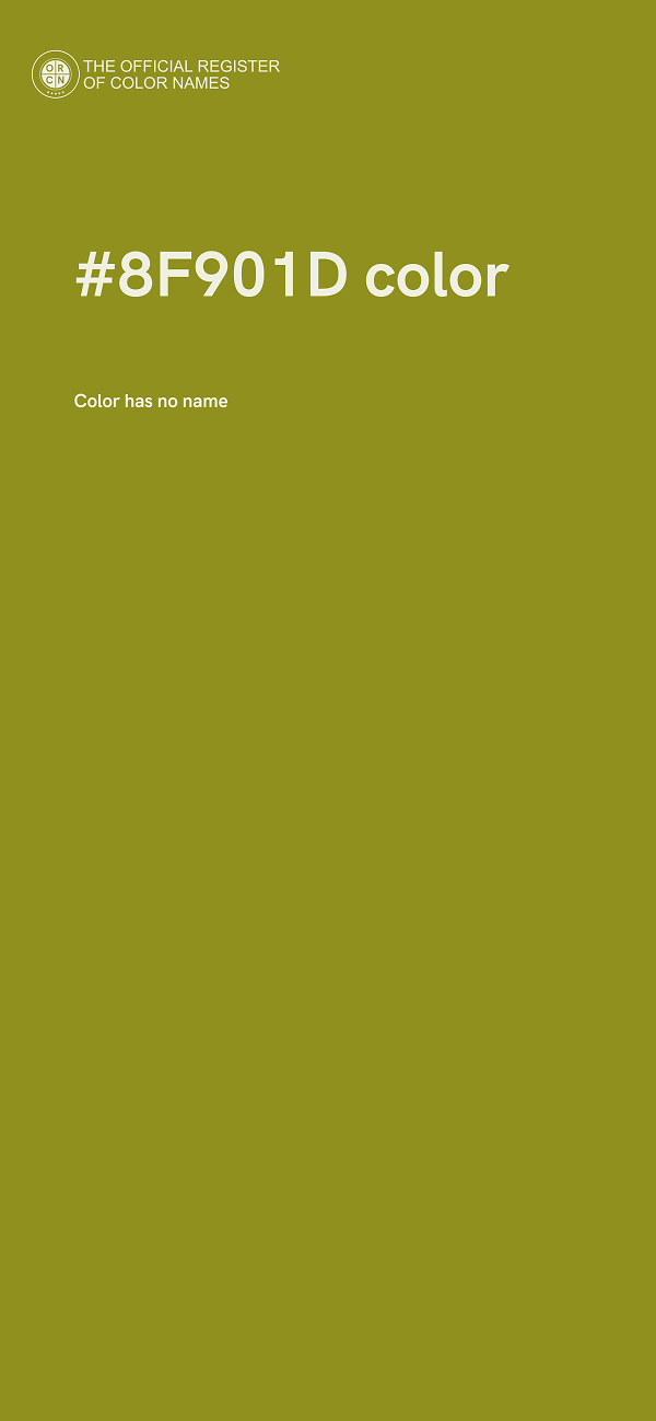#8F901D color image