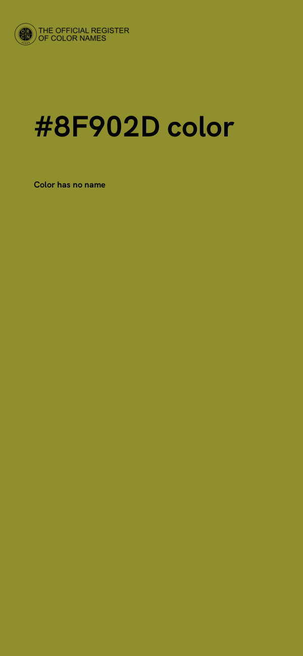 #8F902D color image