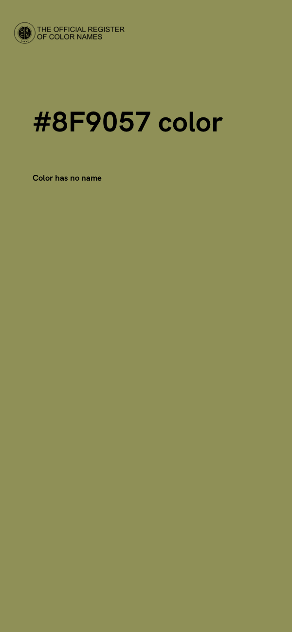 #8F9057 color image