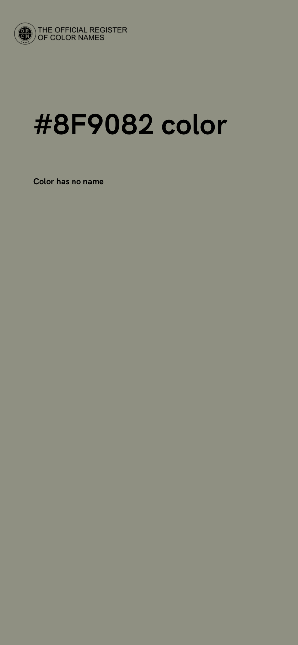 #8F9082 color image