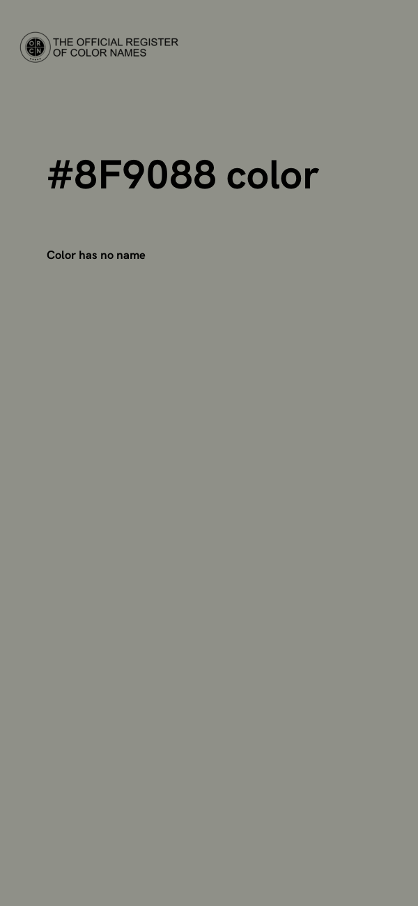 #8F9088 color image