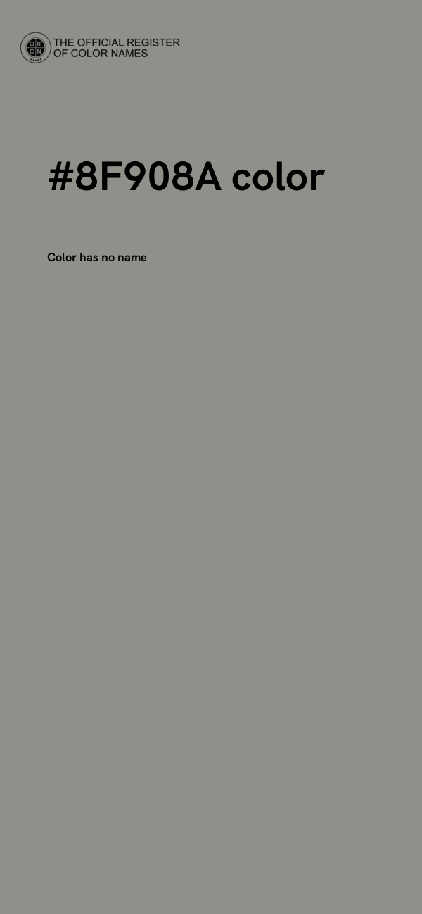 #8F908A color image