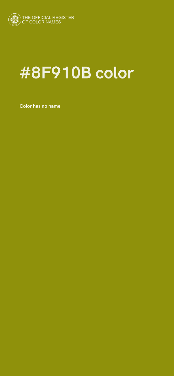 #8F910B color image
