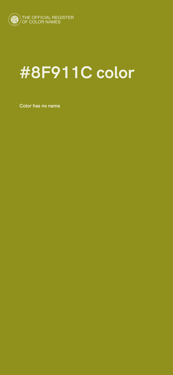 #8F911C color image