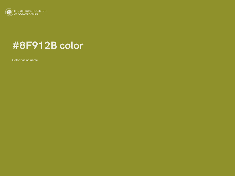 #8F912B color image