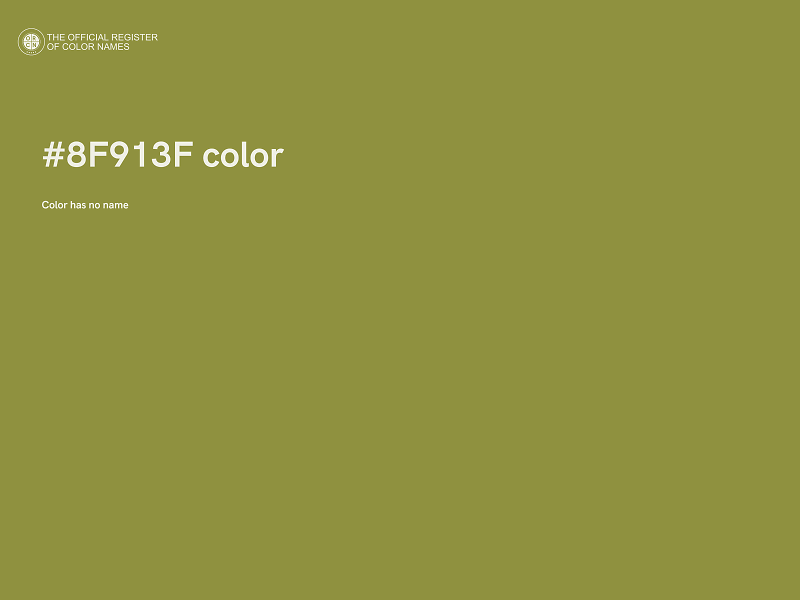 #8F913F color image