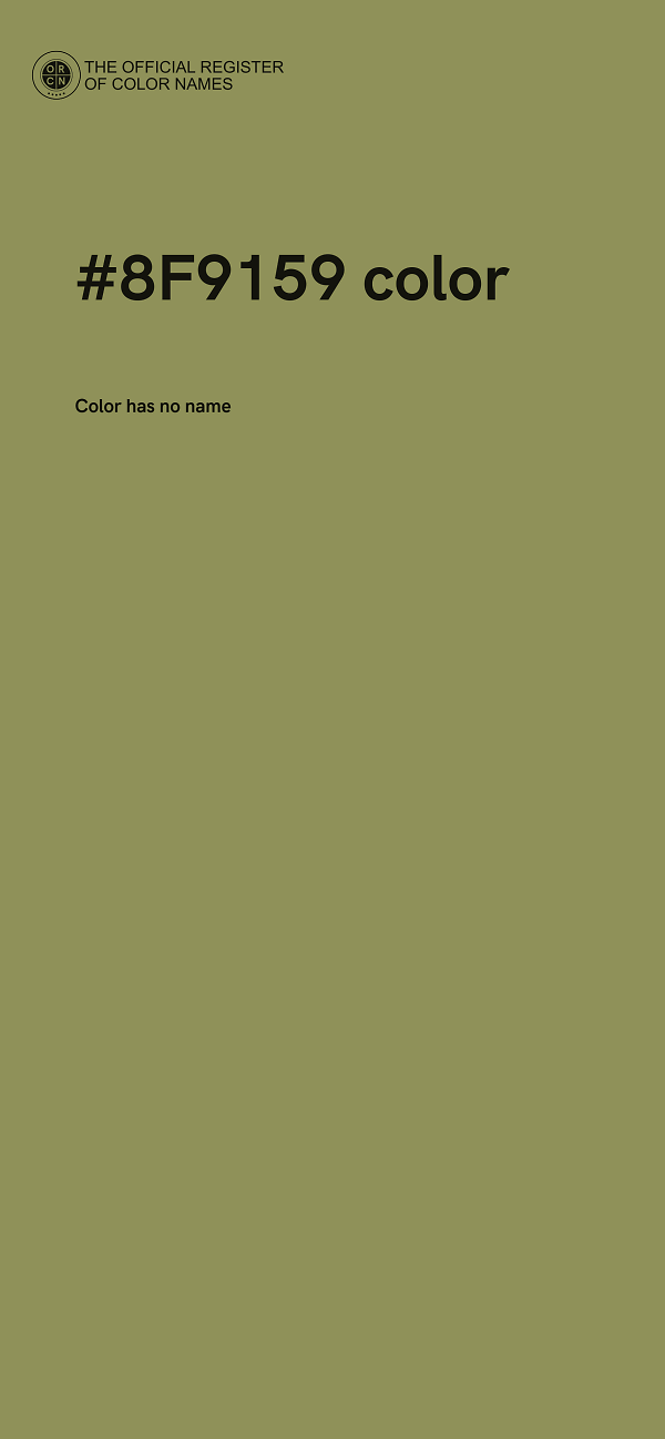 #8F9159 color image