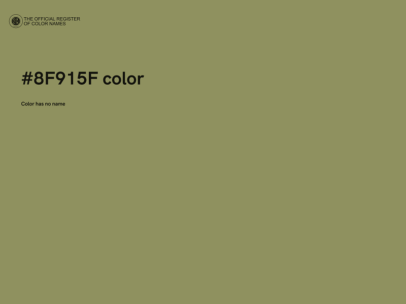 #8F915F color image