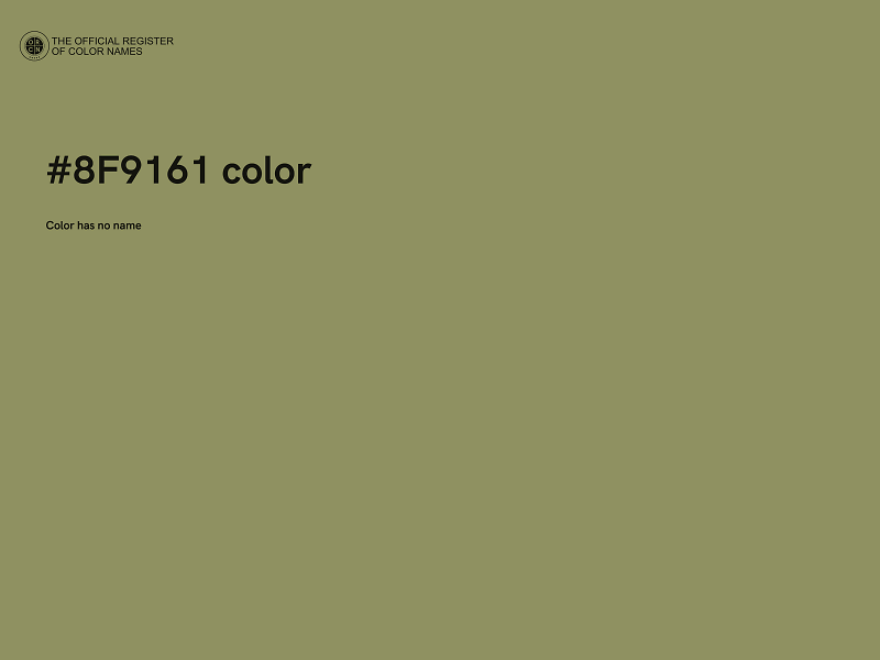 #8F9161 color image