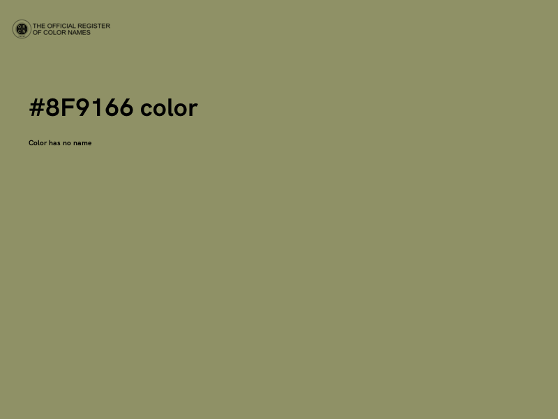 #8F9166 color image