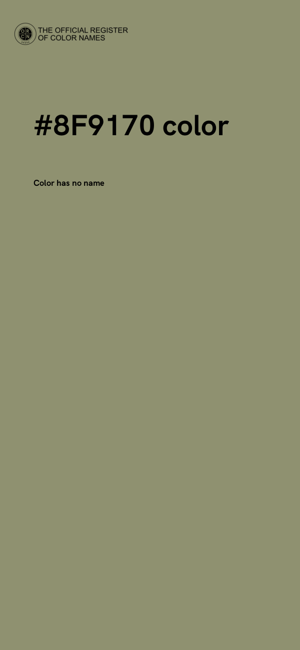#8F9170 color image