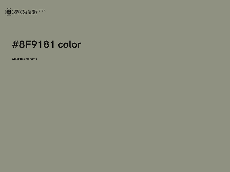 #8F9181 color image