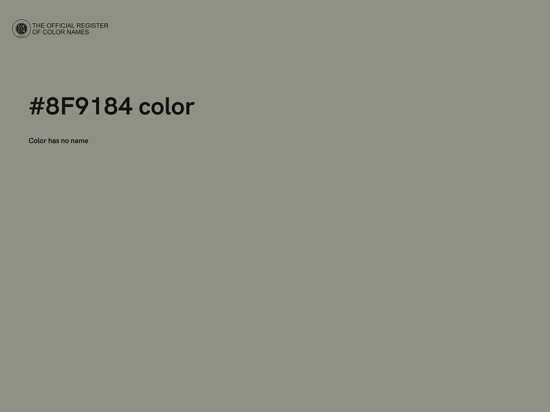 #8F9184 color image