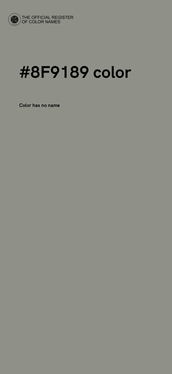 #8F9189 color image