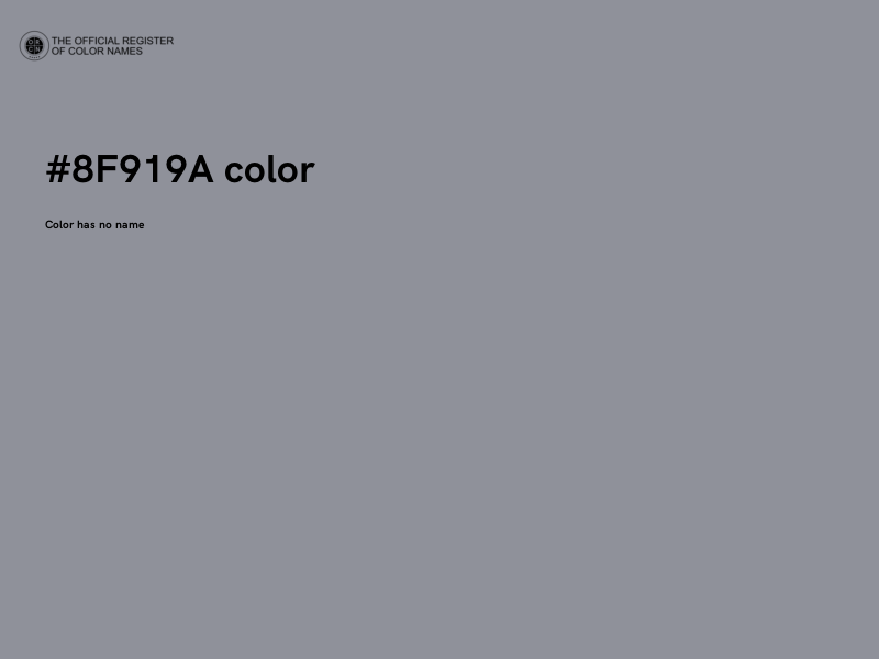 #8F919A color image