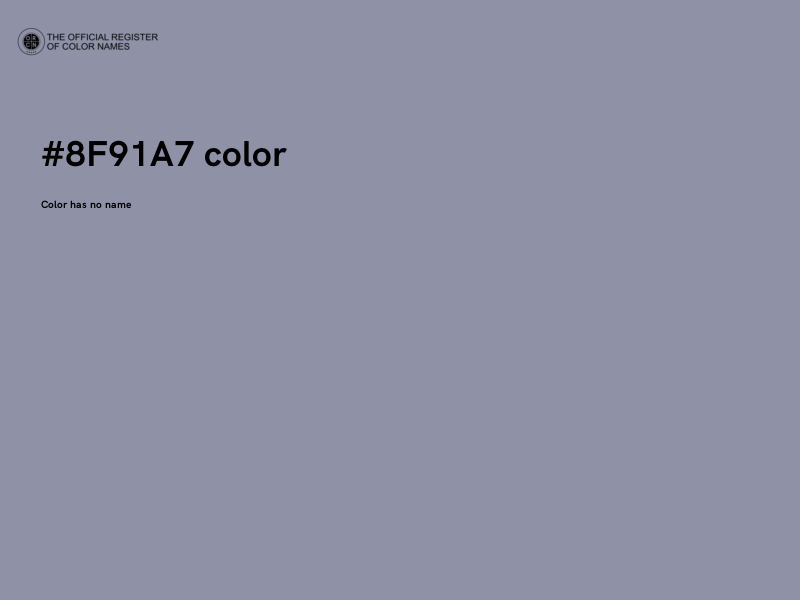 #8F91A7 color image