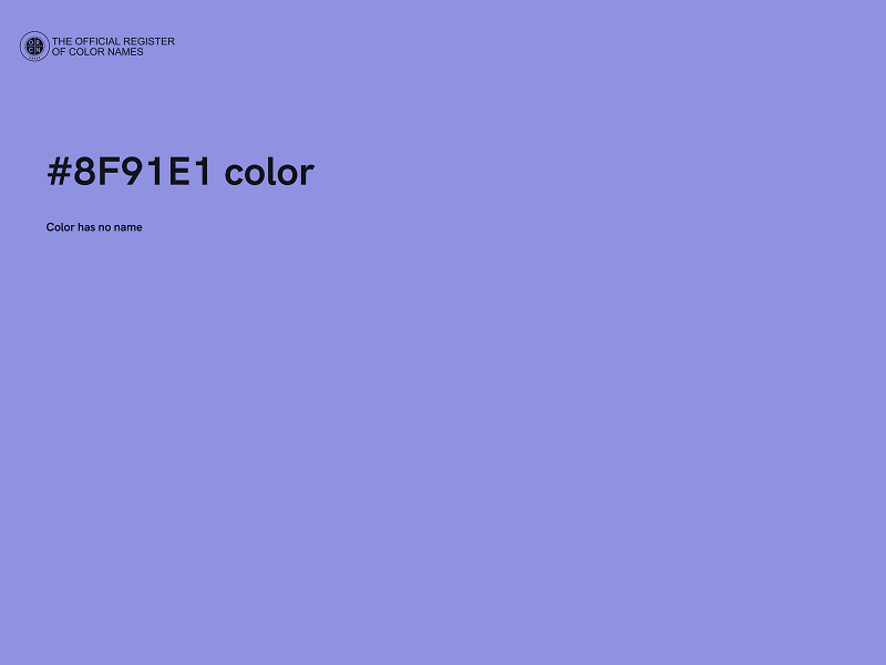 #8F91E1 color image