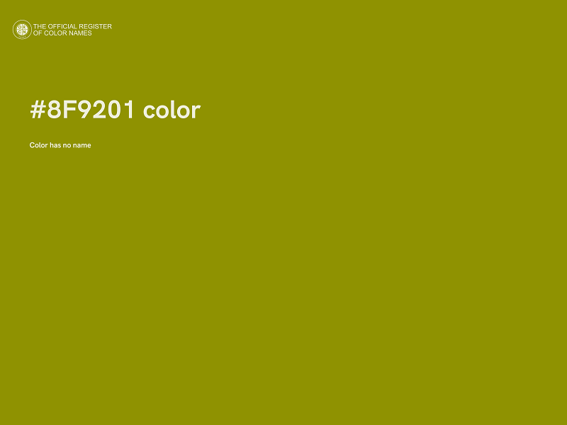 #8F9201 color image