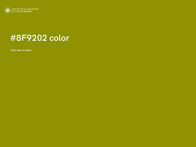 #8F9202 color image